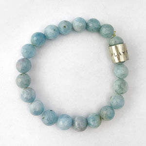 Aquamarine stretch bracelet